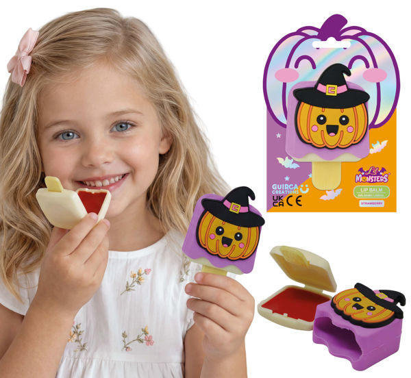 Lil Monsters balsamo labbra gelato zucca fragola bambini Guirca Halloween