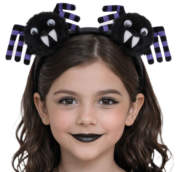 cerchietto Halloween con ragni Guirca