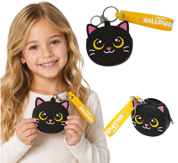 Lil Monsters portamonete gatto nero bambini Guirca Halloween