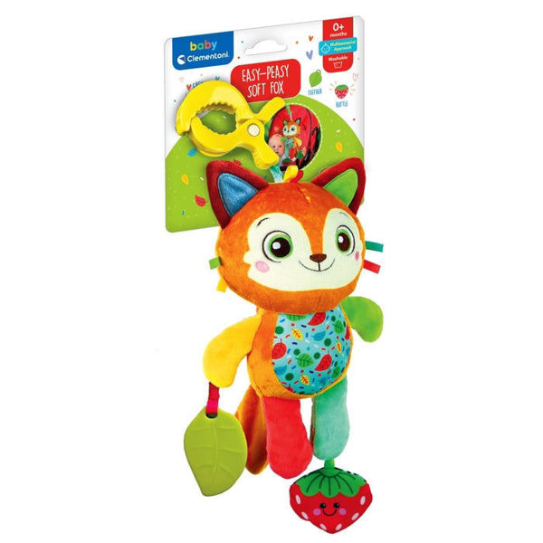 Peluche volpe da viaggio Baby Clementoni For You 0+