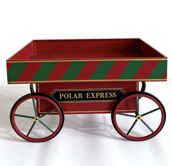 Immagine di Carretto treno in metallo 119x62x55 cm