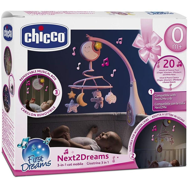 Immagine di Giostrina Musicale Chicco Next2Dreams Rosa