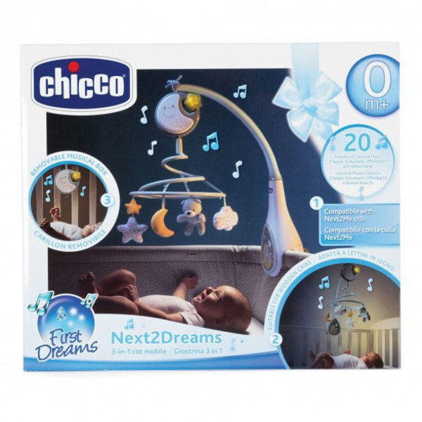 Immagine di Giostrina Musicale Chicco Next2Dreams Azzurra