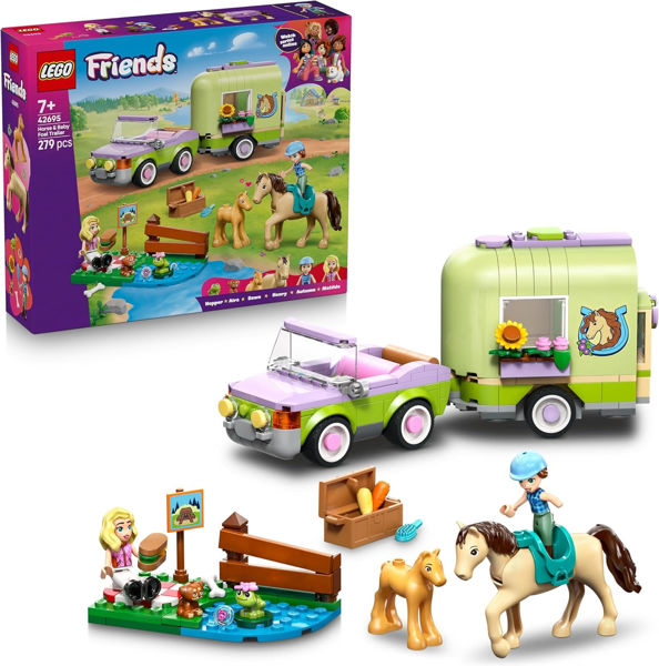 Immagine di LEGO Friends Rimorchio per cavallo e puledro