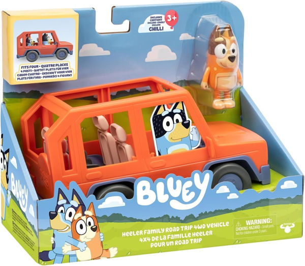 Immagine di Bluey Jeep con Chilli