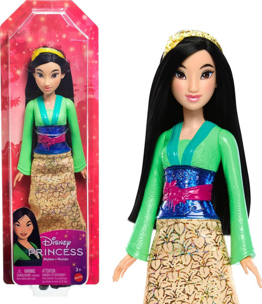Immagine di Bambola Disney Princess Mulan con Abito e Accessori