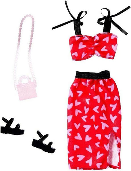Immagine di Barbie Set Abiti Moda con 2 Accessori