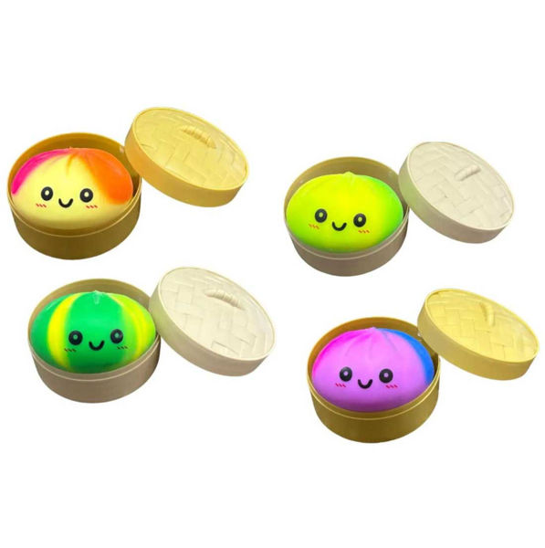 Immagine di Squishy Raviolo Dumpling con Cestino 9 cm