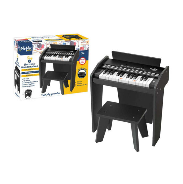 Immagine di Pianoforte Elettronico Joy in Legno con Sgabello
