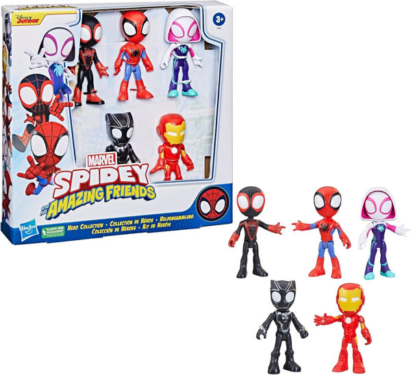 Immagine di Spidey e i Suoi Fantastici Amici Set 5 Personaggi 10 cm