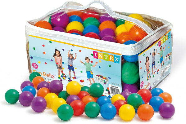 Immagine di 100 Palline Colorate Intex Fun Ballz Diametro 6,5 cm