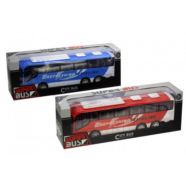 Immagine di Autobus Turistico Giocattolo 35 cm Colori Assortiti