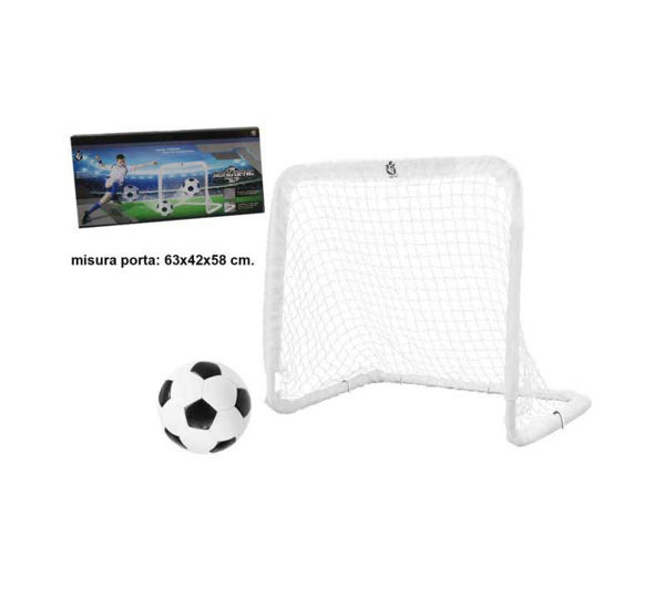 Immagine di Porta da Calcio in Metallo con Pallone