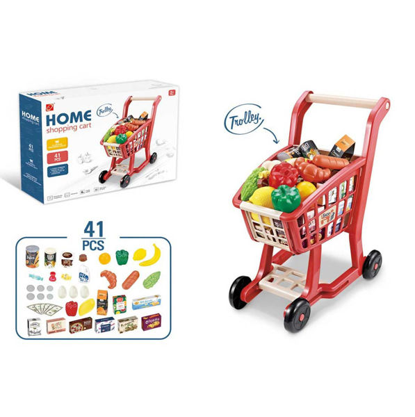 Immagine di Carrello della Spesa Giocattolo per Bambini