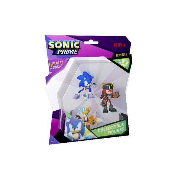 Immagine di Sonic Prime Set 3 Personaggi con Prism Shard