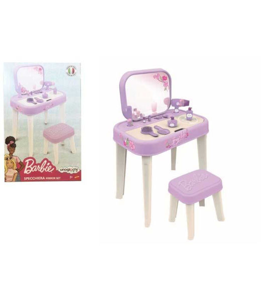 Immagine di Barbie Specchiera Giocattolo con Sgabello
