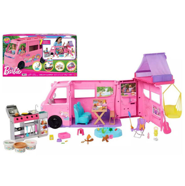 Immagine di Barbie Camper dei Sogni con Oltre 60 Accessori