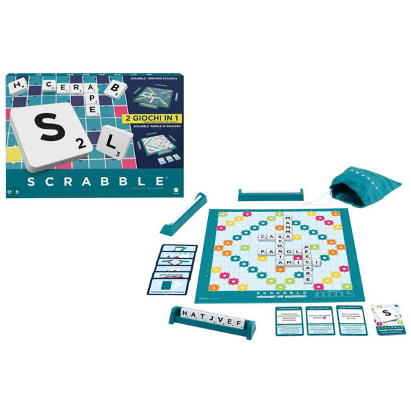 Immagine di Scrabble 2 Giochi in 1 con Parole di Squadra