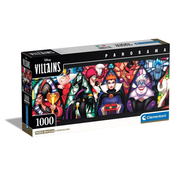 Immagine di Puzzle Panorama Disney Villains 1000 Pezzi