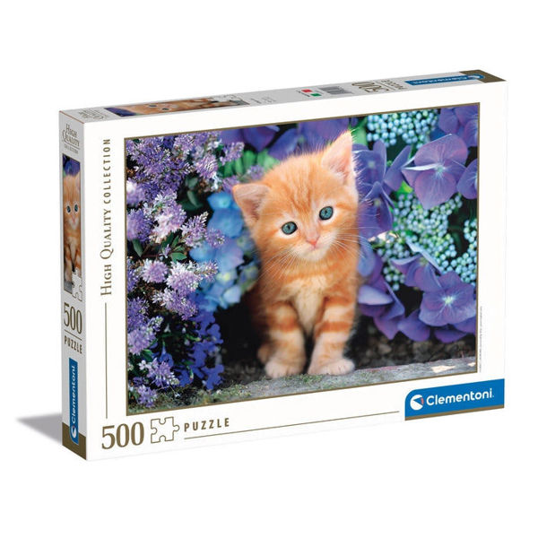Immagine di Puzzle Gattino Rosso 500 Pezzi High Quality Collection