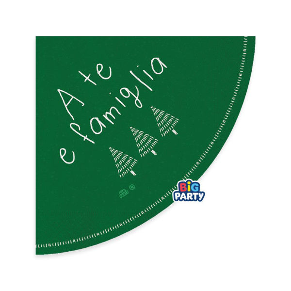 Immagine di Tovaglioli in Carta 33x33 cm Spirito del Natale 16 Pezzi