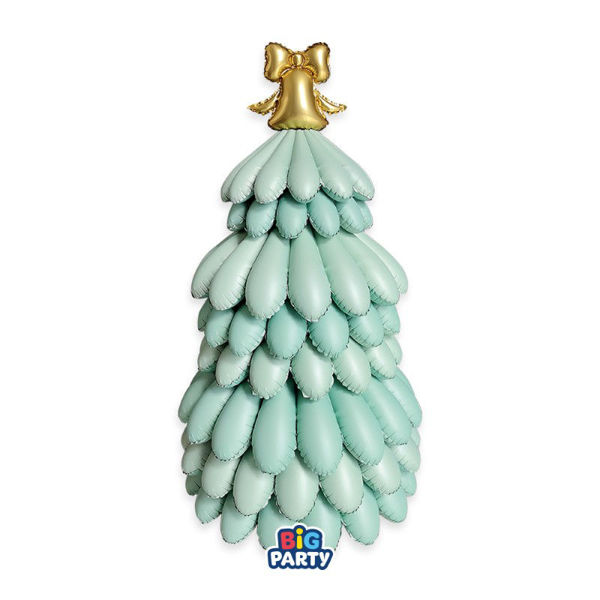 Immagine di Palloncino Foil Standing Chic Christmas Tree 72x130 cm