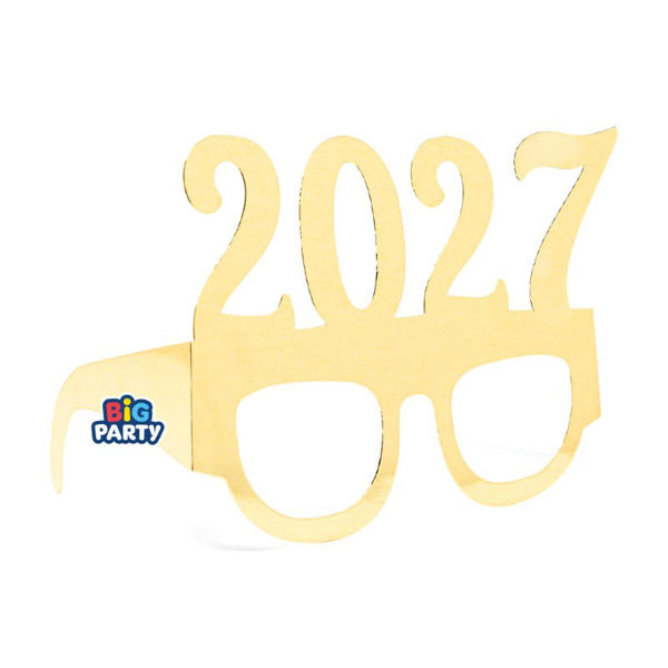 Immagine di Occhialini in Carta Capodanno 2027 6 Pezzi