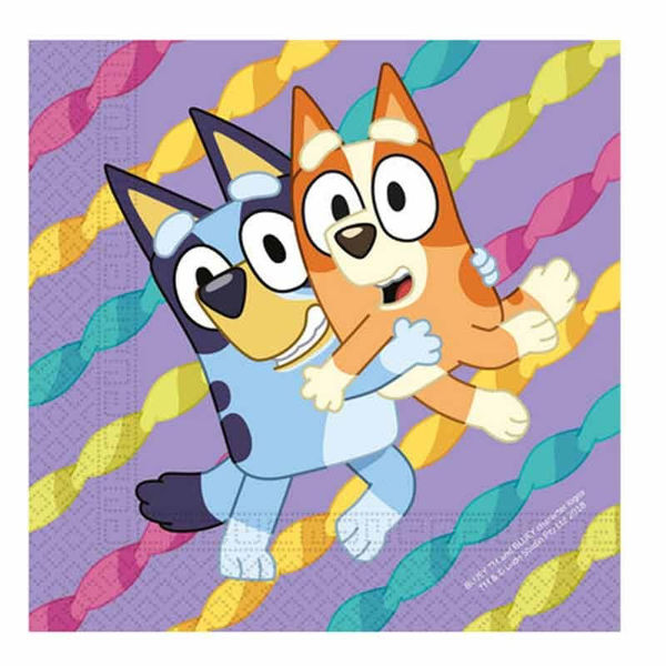 Tovaglioli 33x33 cm Bluey 20 pezzi