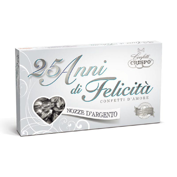 Confetti Mandorla Pelata Argento 500 grammi 